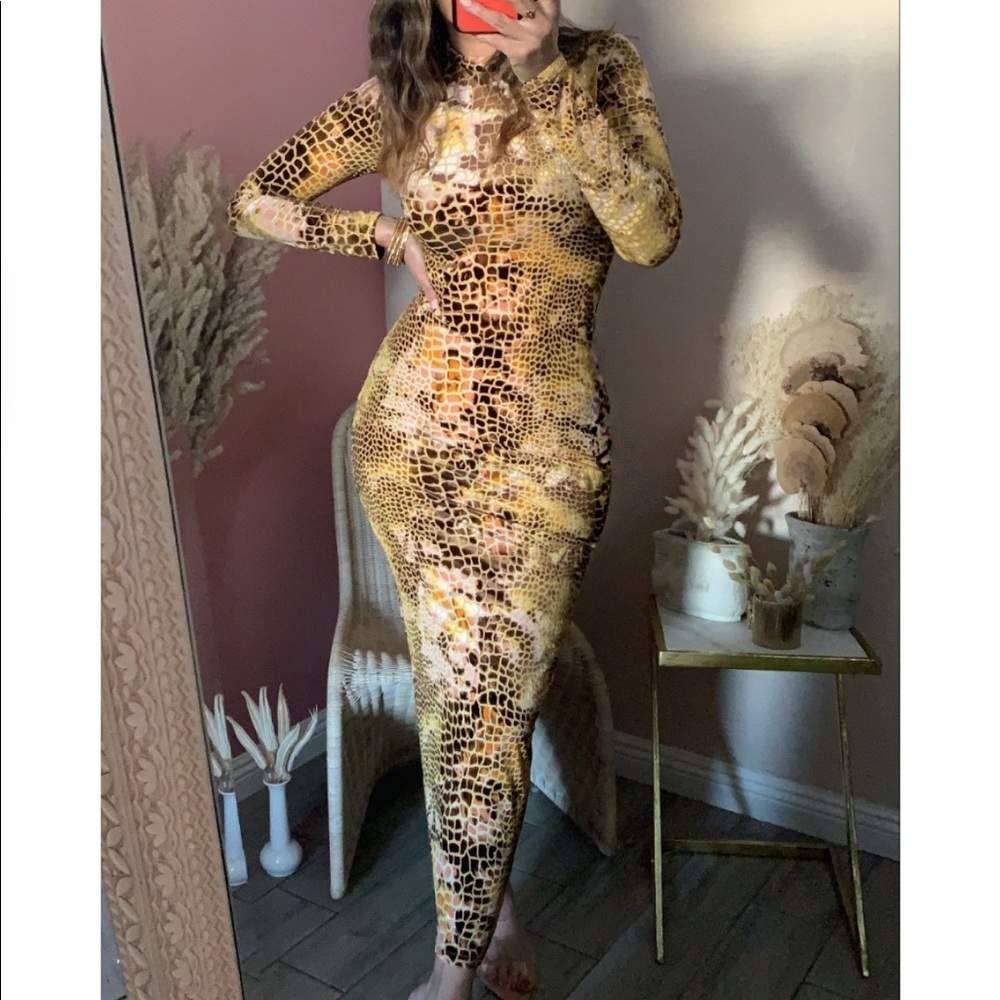 Maxi bodycon dress